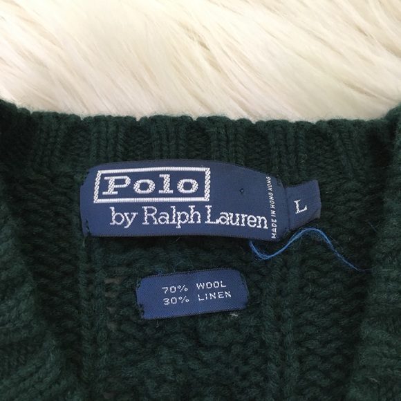 🍀SOLD🍀Vintage Polo Ralph Lauren Mens Sweater - Picture 4 of 7